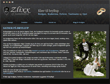 Tablet Screenshot of bryllup.zlixx.no